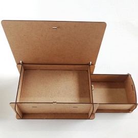 Çekmeceli Ahşap Kutu 