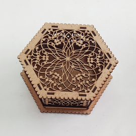 Altıgen Kapaklı Şekerlik Kutu