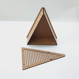 Üçgen Kutu - Mumluk