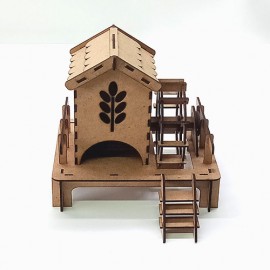 Su Değirmenli Çay Kutusu