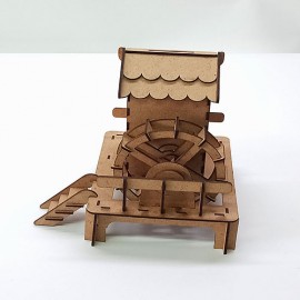 Su Değirmenli Çay Kutusu