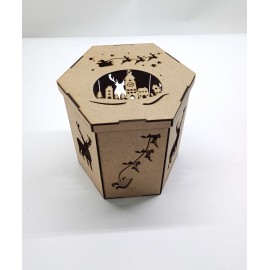 Yılbaşı Altıgen Kutu