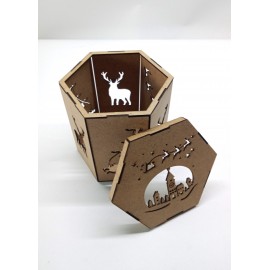 Yılbaşı Altıgen Kutu