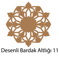 Desenli Bardak Altlığı