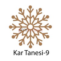 Kar Tanesi Bardak Altlığı