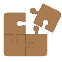 Yapboz Bardak Altlığı