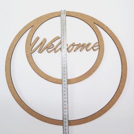 Welcome Çift Kasnaklı Kapı Süsü