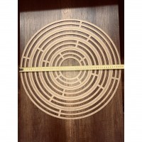 3'lü Ahşap Makrome Kasnak Seti