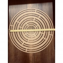 3'lü Ahşap Makrome Kasnak Seti