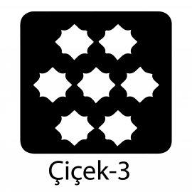 Çiçek Bardak Altlığ-3