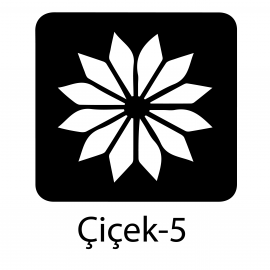 Çiçek Bardak Altlığ-5