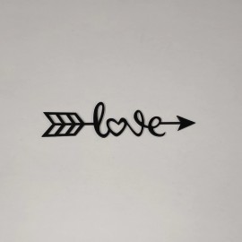 Love Yazılı Ok Tablo