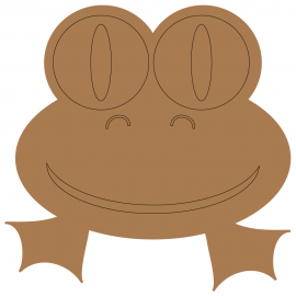 Kurbağa Temalı Obje