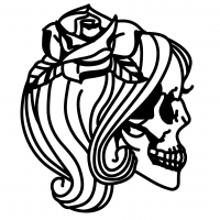 Kadın Kuru Kafa Tablo