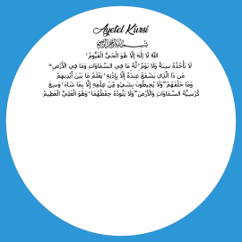 Ayetel Kürsi Kapı ve Duvar Süsü